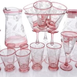 Luxury 28-Pcs Cool Glassware Serving Set