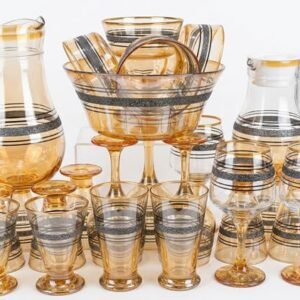 Luxury 28-Pcs Glassware Serving Set