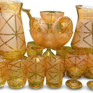 Luxury 28-Pcs Glassware Serving Set