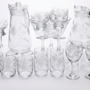 Luxury 28-Pcs Glassware Serving Set