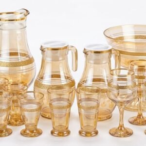 Luxury 28-Pcs Glassware Serving Set