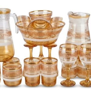 Luxury 28-Pcs Glassware Serving Set